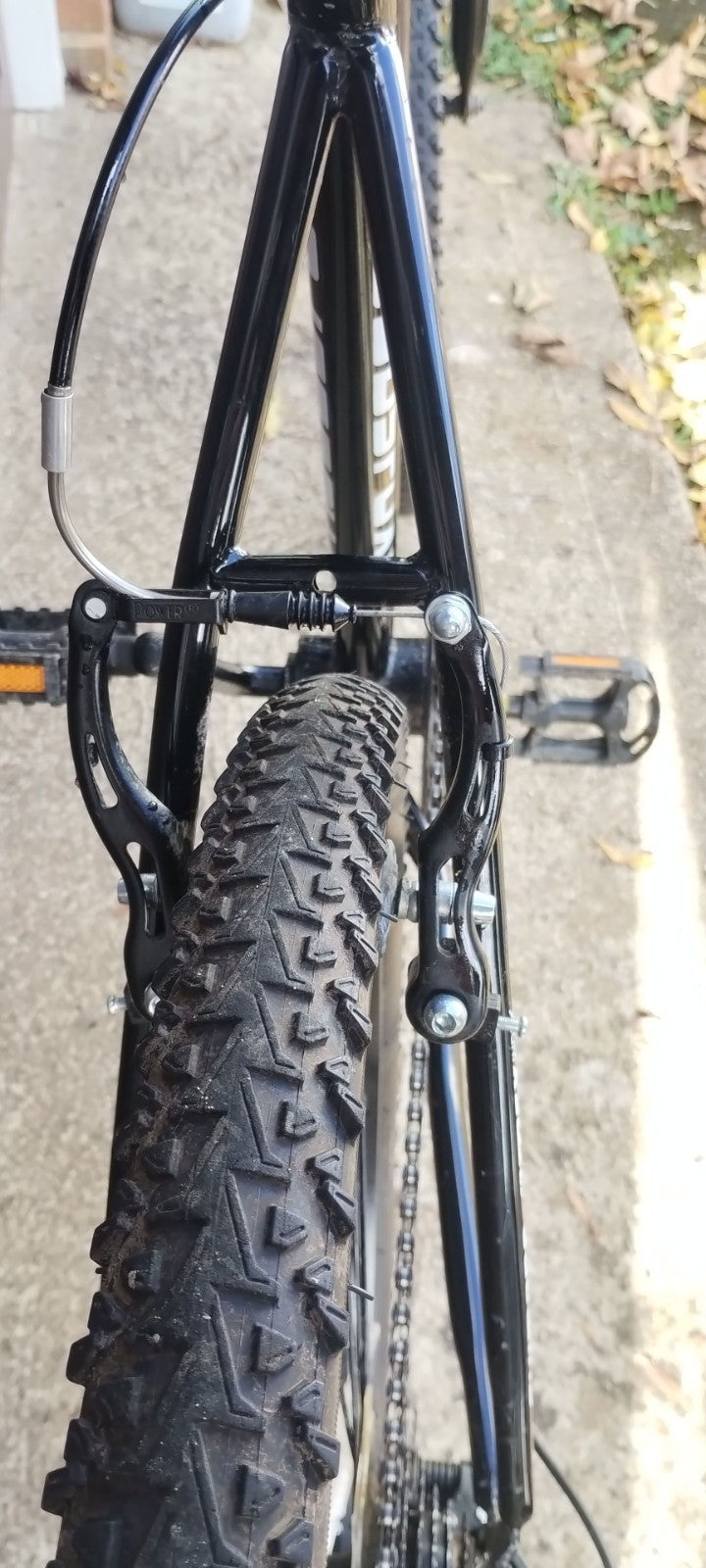 Muddy Fox Compact folding mountain bike.