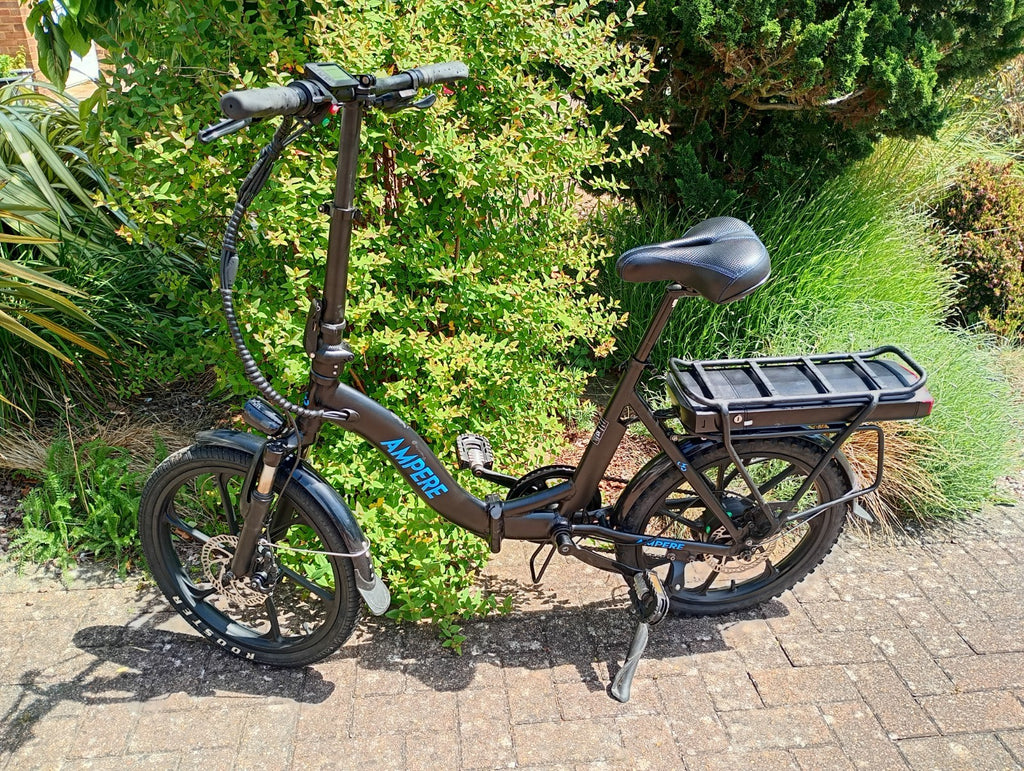 Ampere Alter Low Step Folding Bike  With Accessories