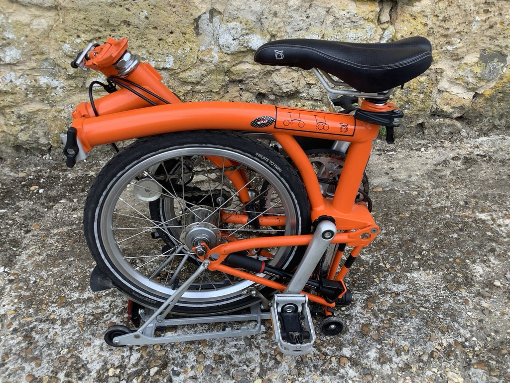 Brompton M3R Folding Bike - Orange - UK DELIVERY