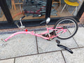Weeride Co-Pilot 20in Kids Bike Pink 1-Speed Steel BMX Bars Folding Reflectors