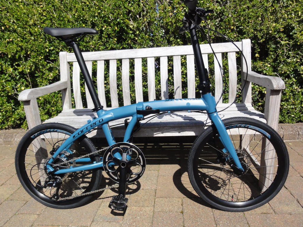 CARRERA INTERCITY DISC 9-SPEED FOLDING BIKE - MINT++
