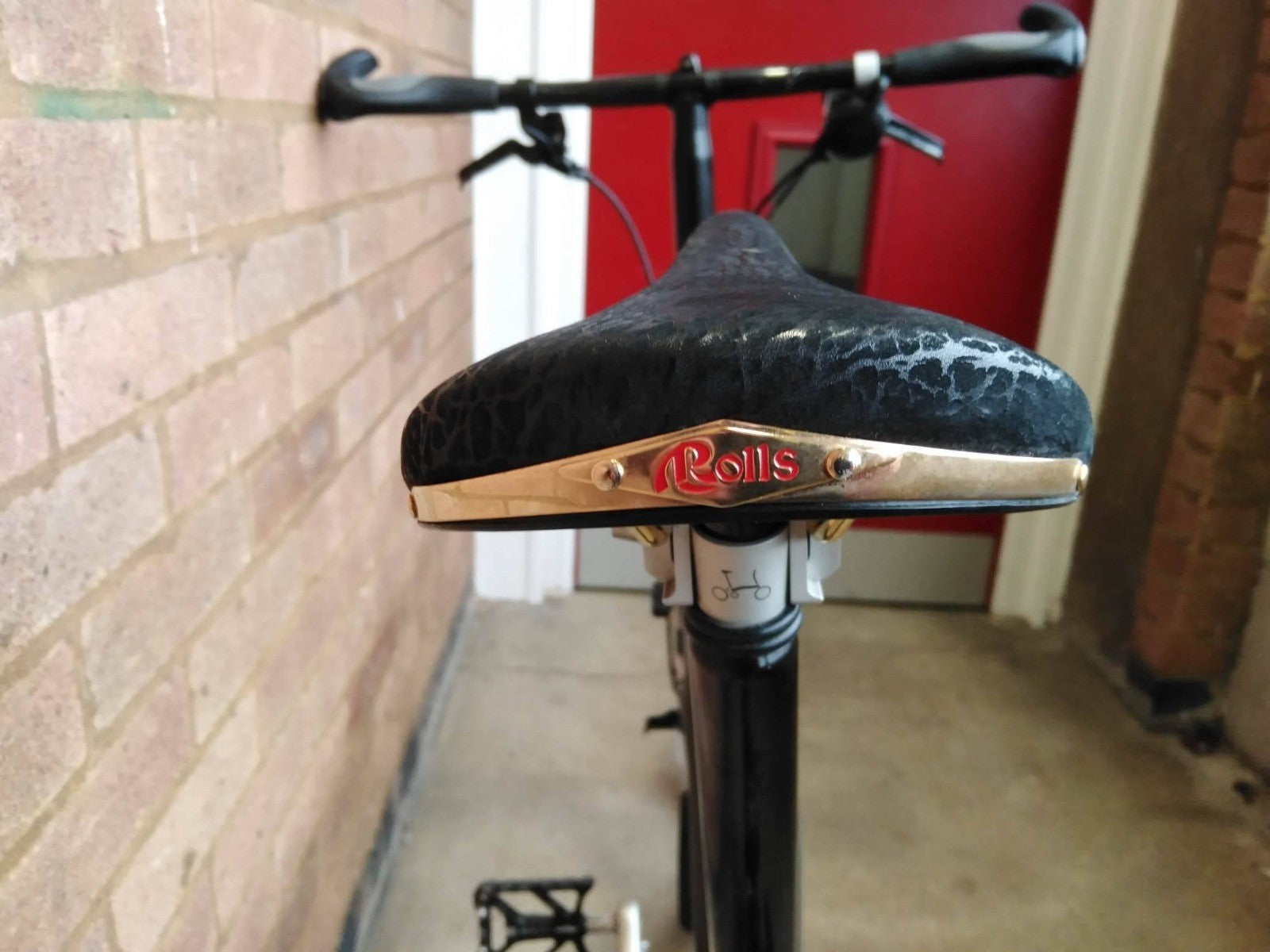 Upgraded Brompton S3L Premium Raw Lacquer & Matte Black Carbon/Titanium Upgrades