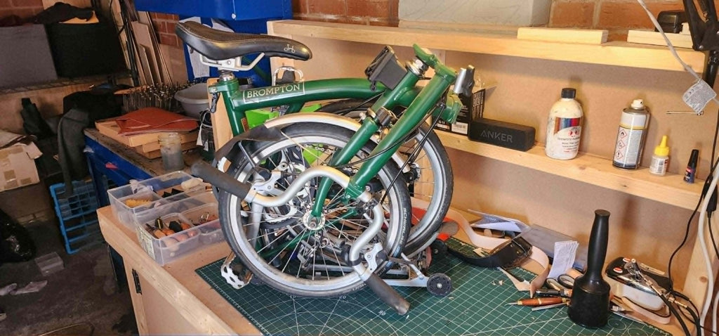 Brompton M6R Folding Bike – 2015 – Green