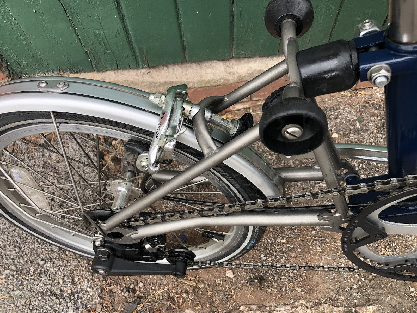BROMPTON SUPERLIGHT - TITANIUM REAR TRIANGLE AND FORK - 2 Speed