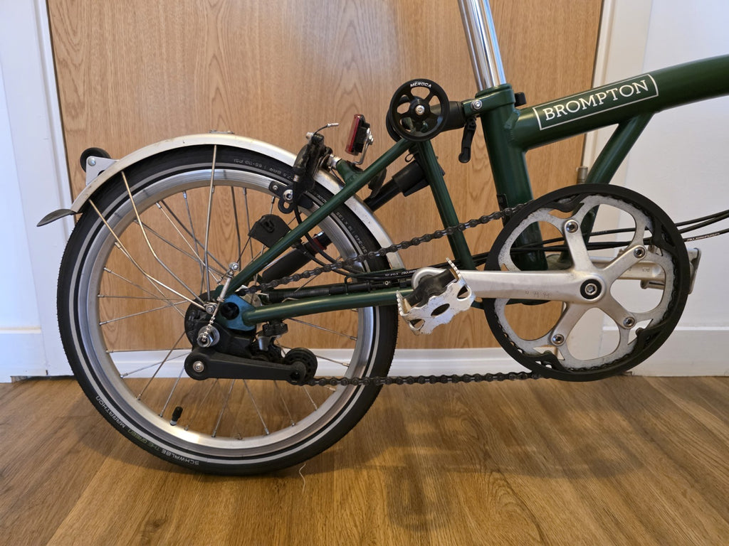 Brompton Folding Bike 6-Speed H6L British Racing Green - Serviced and Upgraded