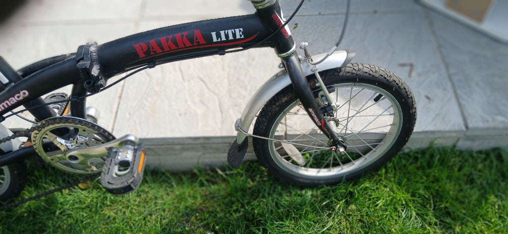 Ammaco Pakka Lite 20 Inch Wheel 6 Speed Alloy Folding Bike Silver