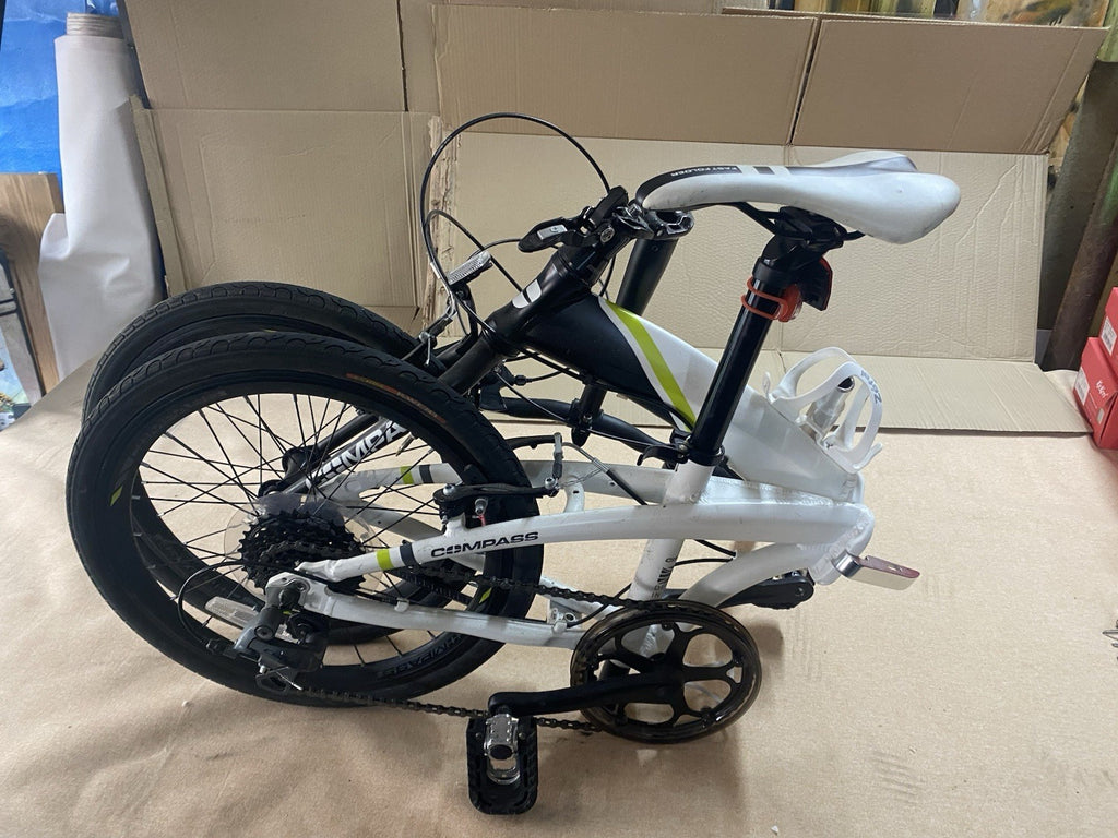 Go Outdoors Compass Northern Folding Bike 20" Wheels White