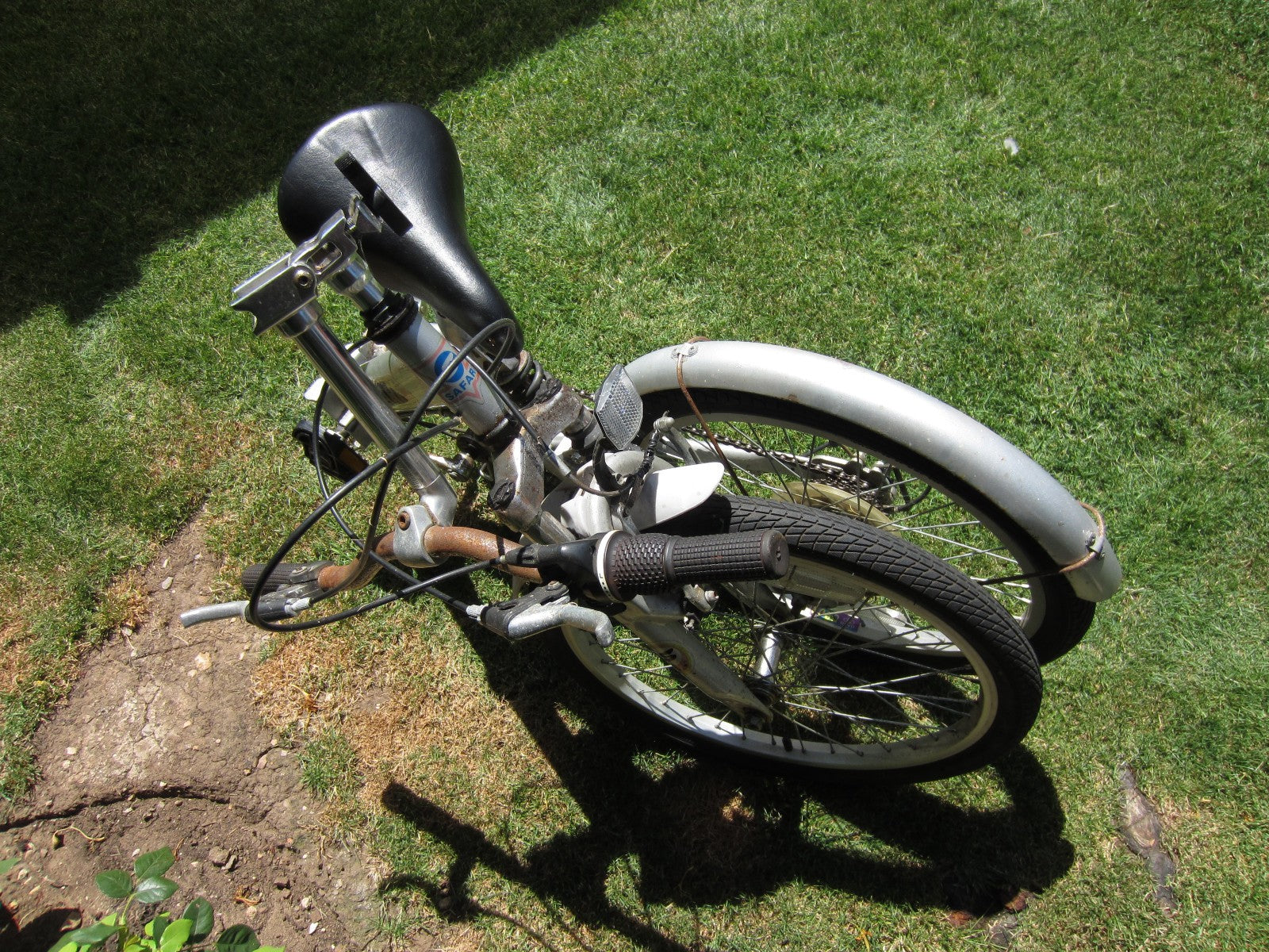 SAFARI FOLD UP BIKE UNISEX FULL SUSPENSION 7 SPEED 20' FOLDING BICYCLE BARGAIN