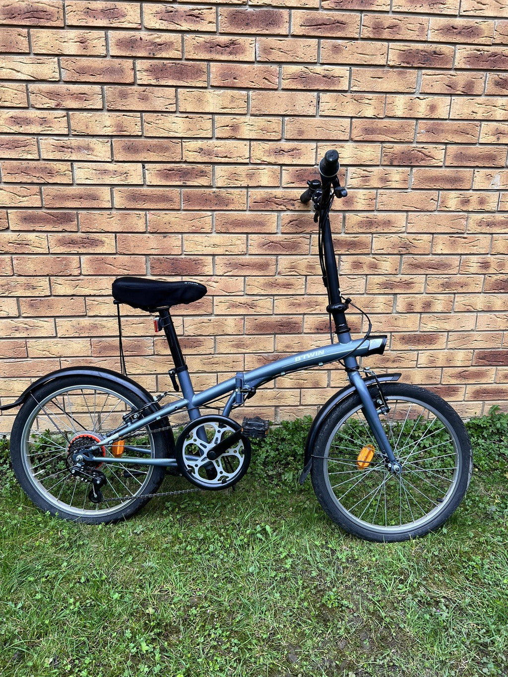 BTWIN Fold 500 Folding Bike 20-inch Blue Great Condition