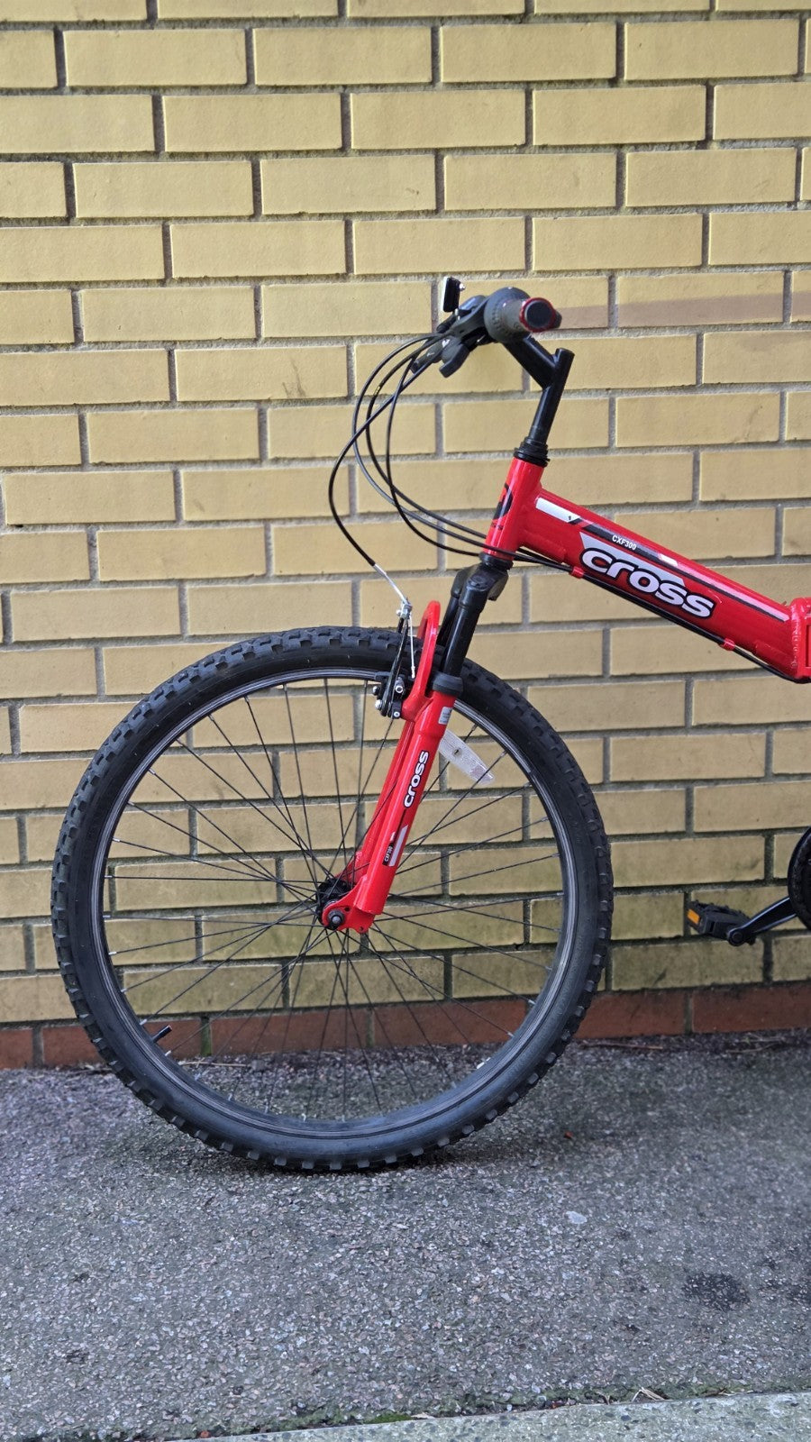 Cross CXF300 Folding Mountain Bike 26" Red