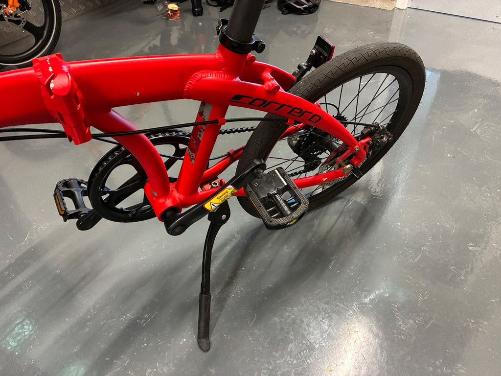 Carrera Intercity 8-Speed Folding Bike with Disc Brakes - Fair Condition