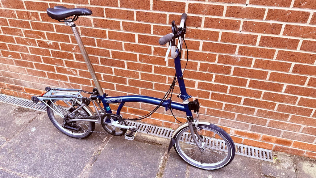 Brompton M6L-X Titanium C Line 6 Speed Very Good Used Condition FREE POSTAGE