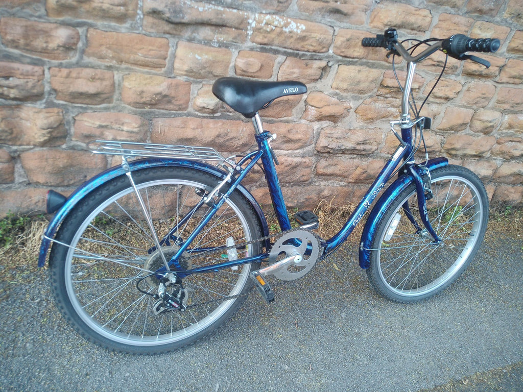 avelo x row folding bike 24-inch wheels