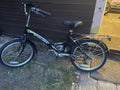 Stowabike Cityk 20in Folding Bike Black/Green with Rear Rack