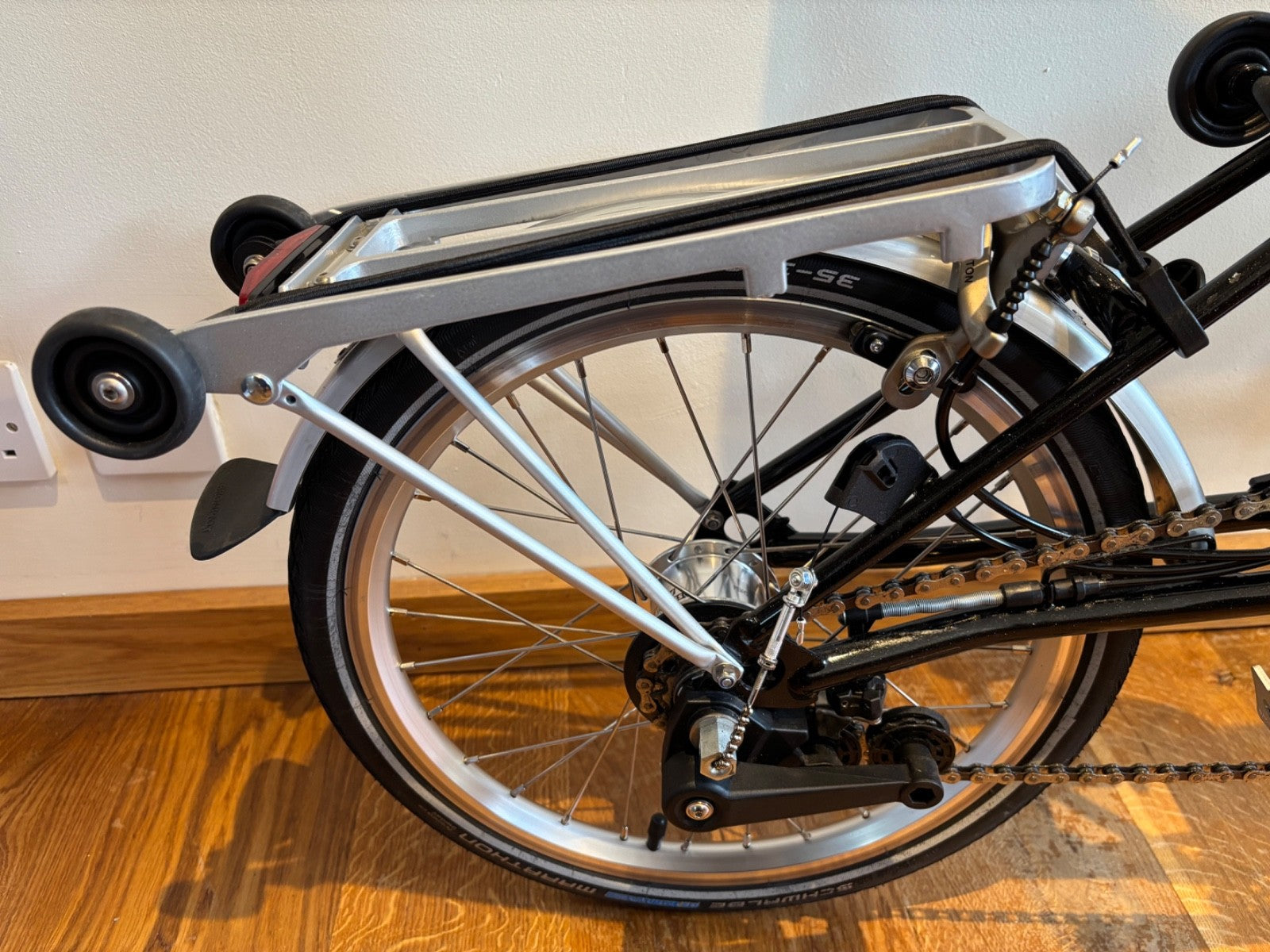 brompton folding bike H6R 6 speed, black