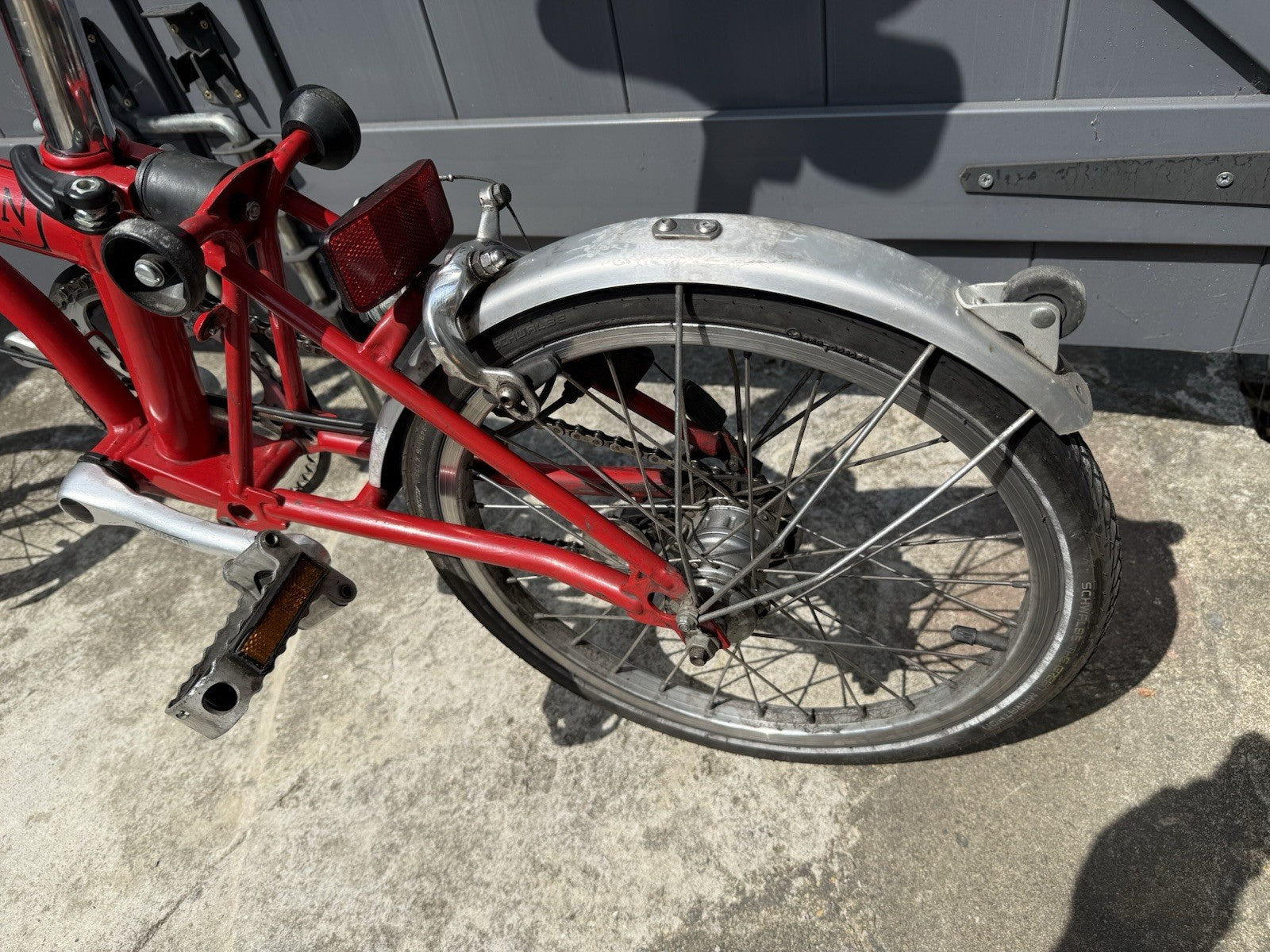 Brompton M3L Folding Bike - Red (3 Speed) - SE9 Collection Only