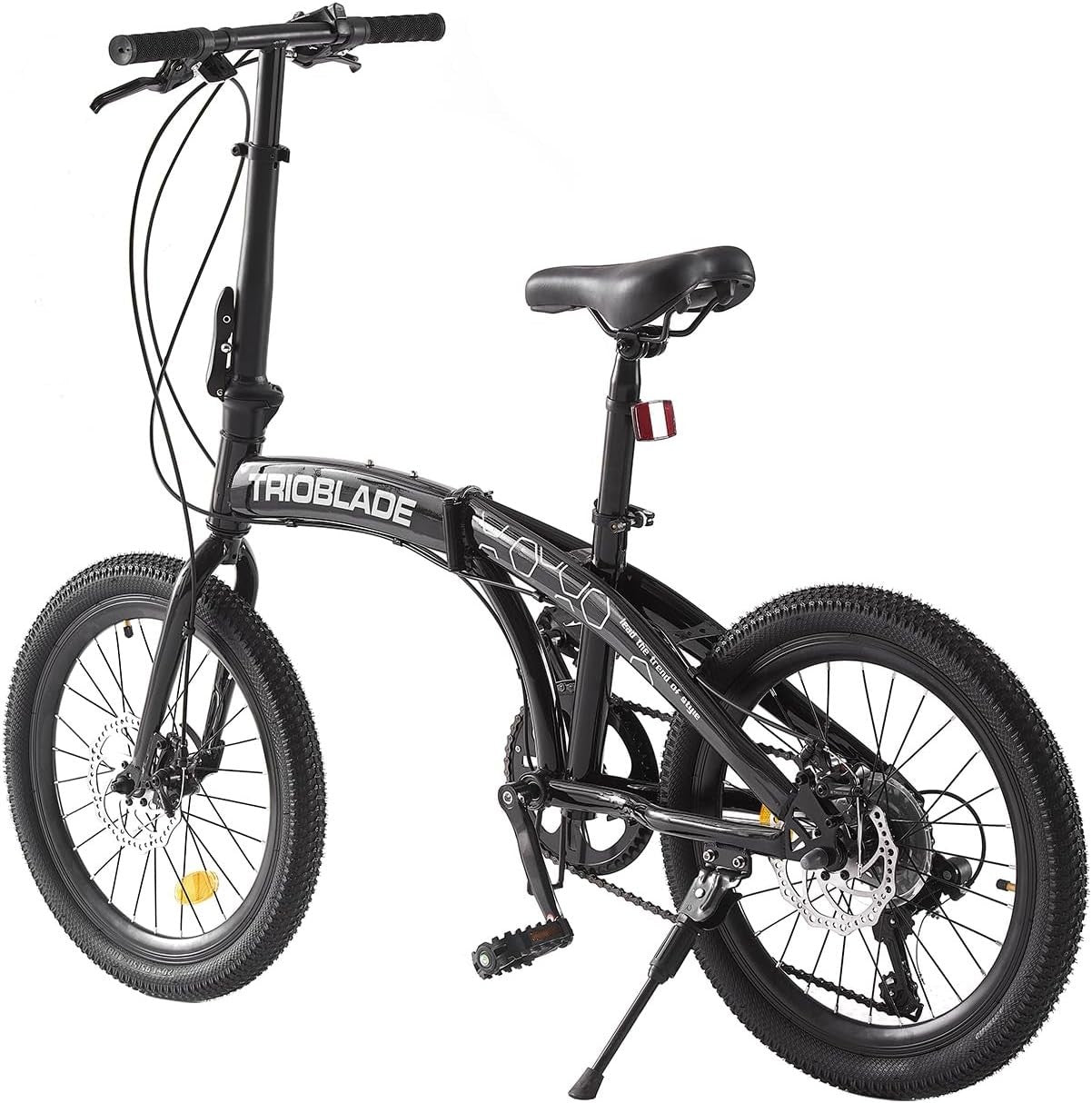 20” Foldable City Bike 7-Speed Disc Brake Lightweight Compact Commuter Bike