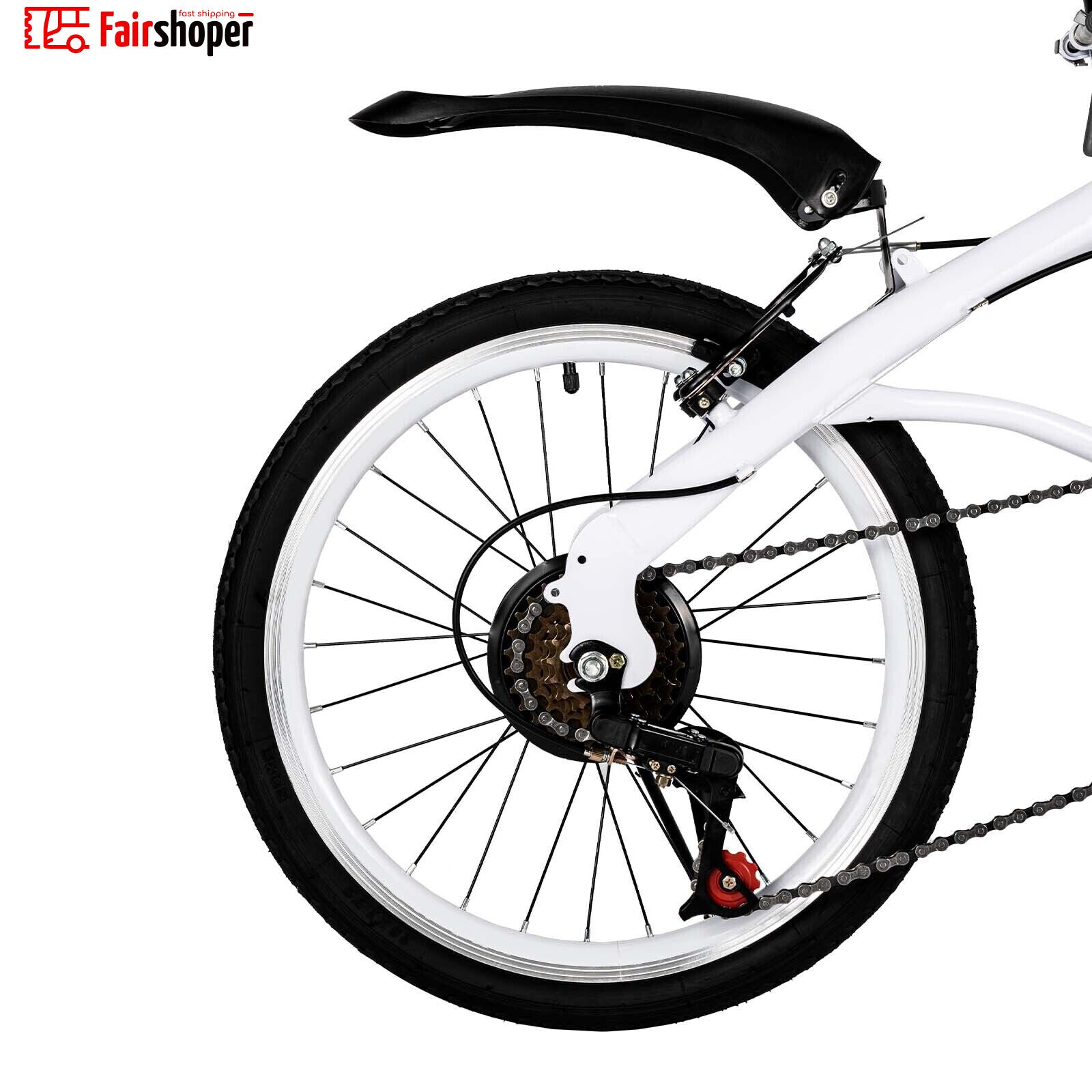 20" Folding Bike Adults Bicycle Lightweight Alloy Bicycle Folding City Bike UK