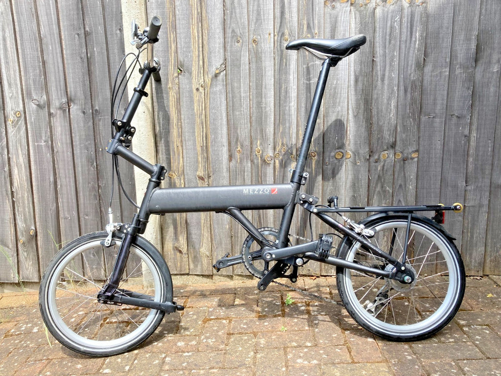 Mezzo i4 four speed black Folding Bike, 16” wheel, serviced, hardly used