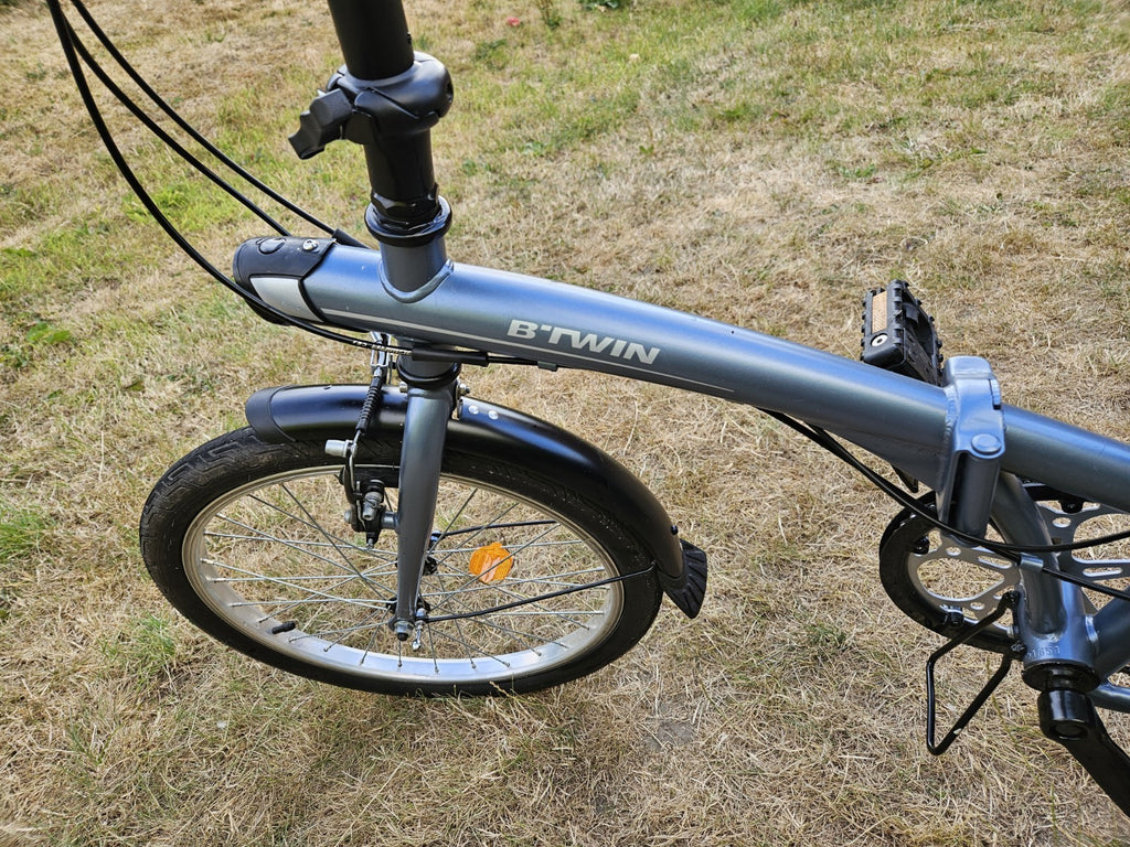 Decathlon BTWIN Fold Tilt 120 Grey Folding bike excellent condition