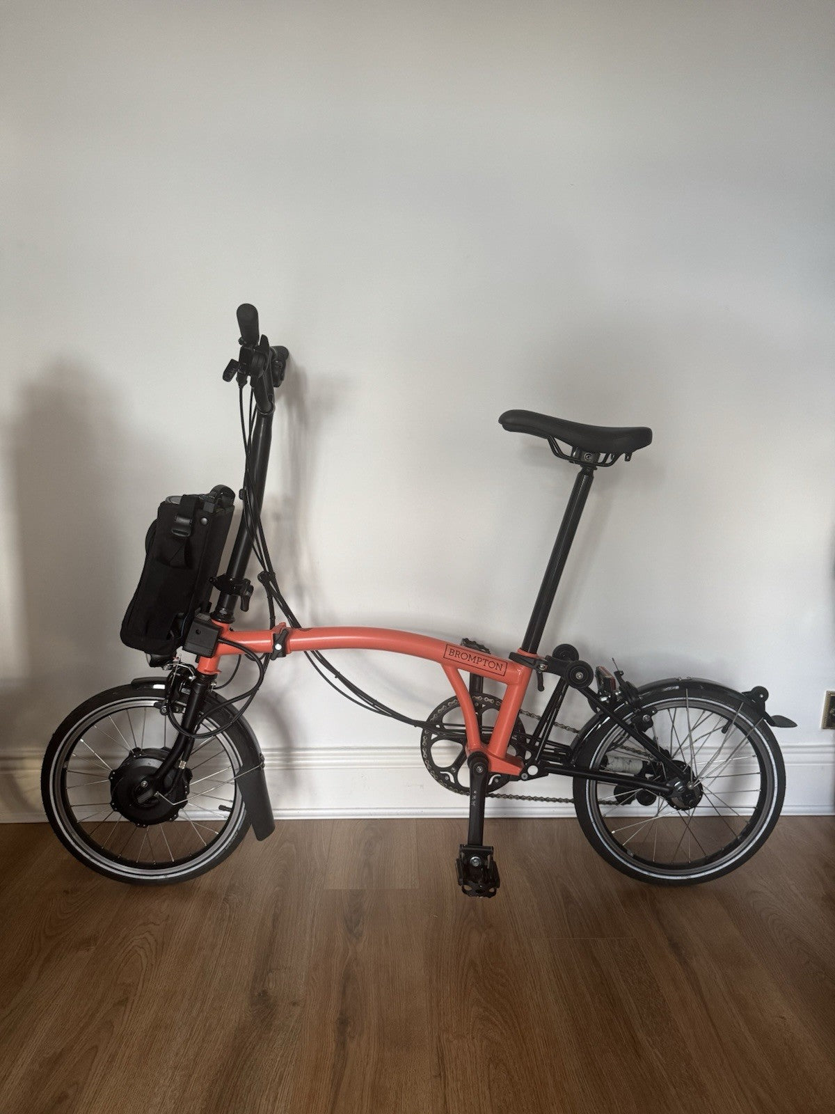 Brompton C Line Explore Electric Fire Coral 6-Speed