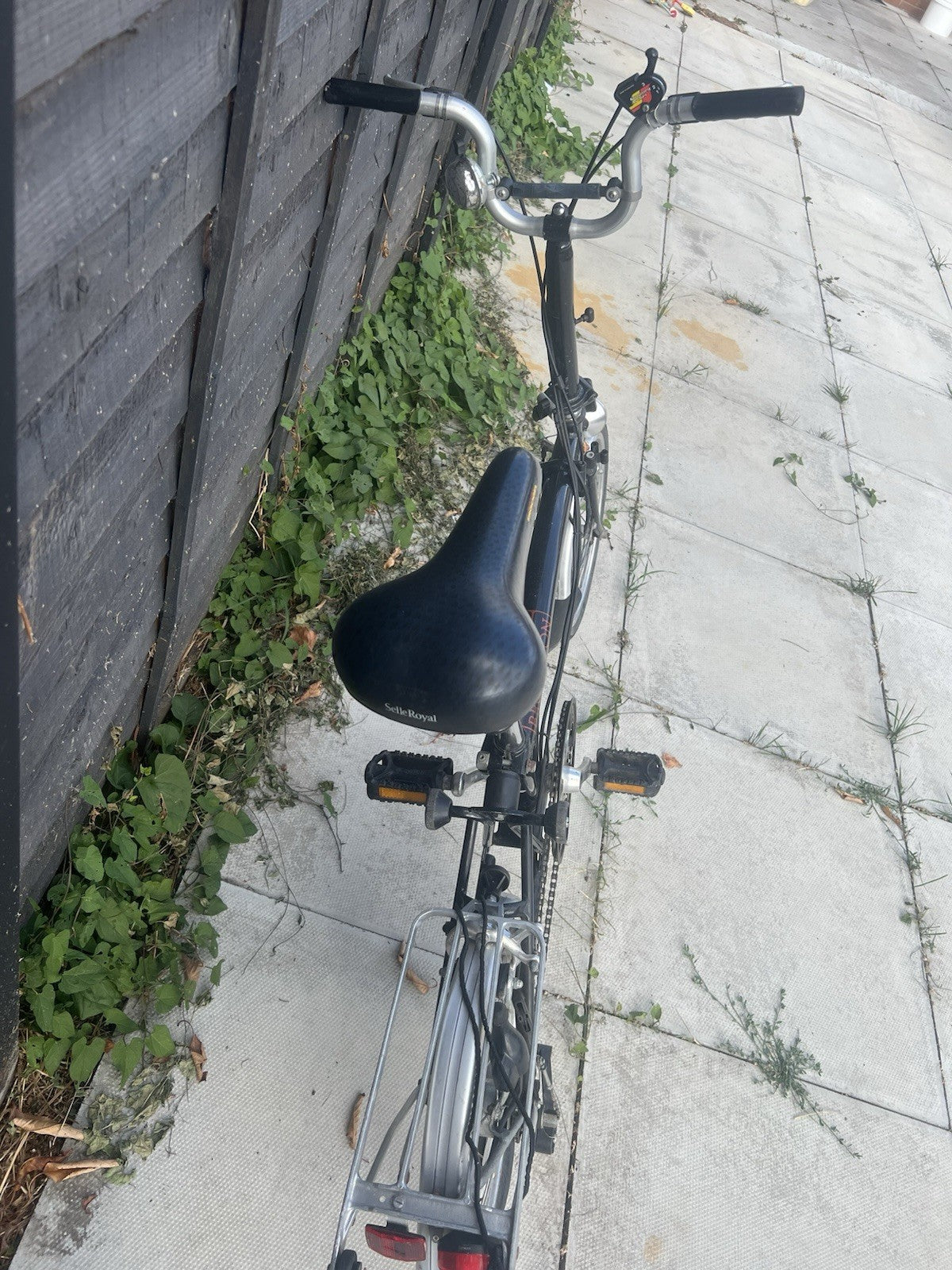 Brompton B6-L Folding Bike 16in Black BMX Bar 6 Speed Mudguards