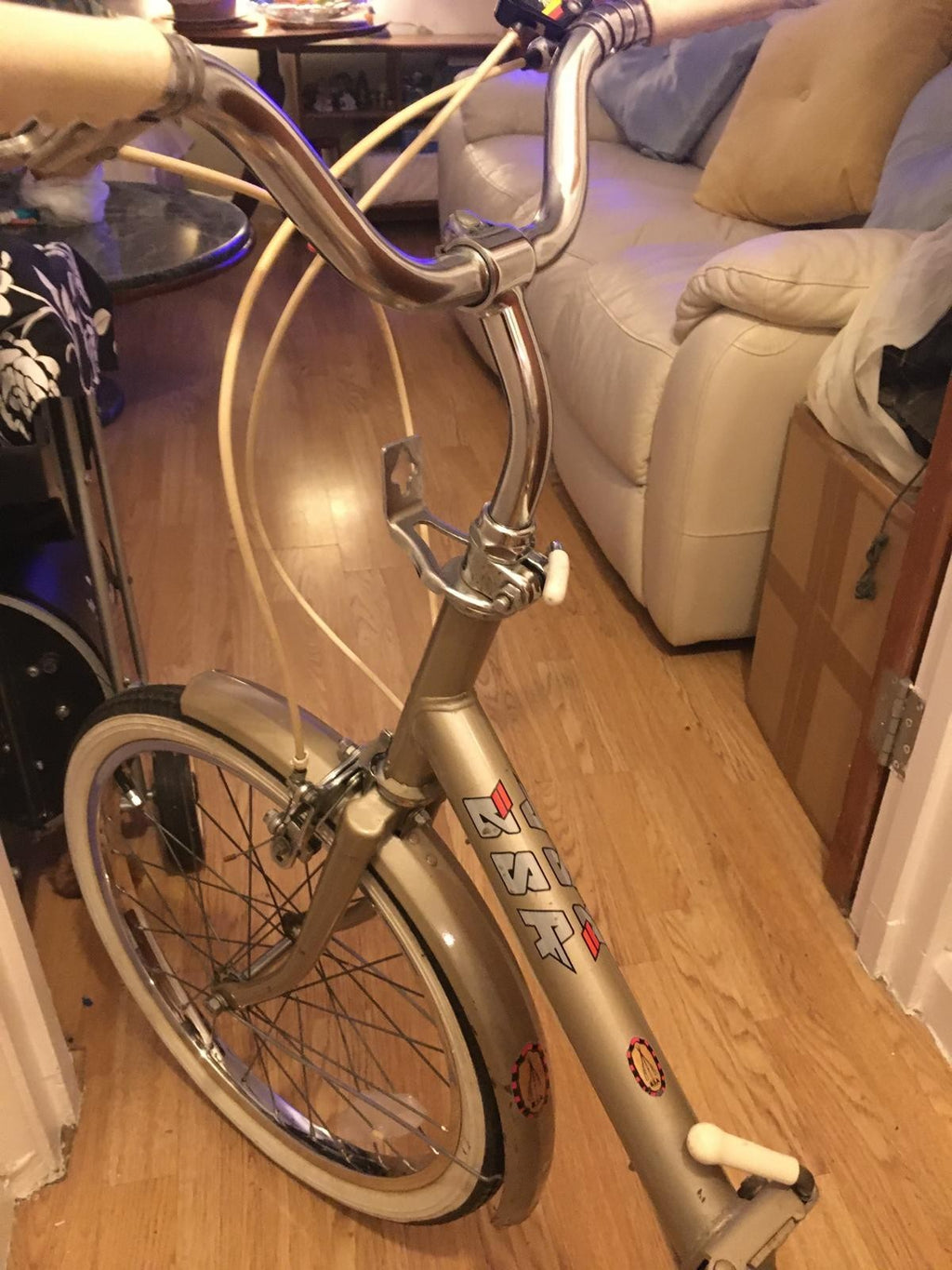 Vintage Ladies Bsa  Folding Bicycle  3-speed