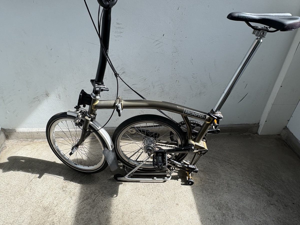 Brompton 3 speed Raw/Lacquer Original London Folding Bike M3L (now C Line)