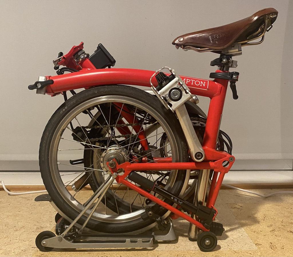 Brompton S6L Folding Bike Six-Speed Dynamo Plus Front and Rear Bags
