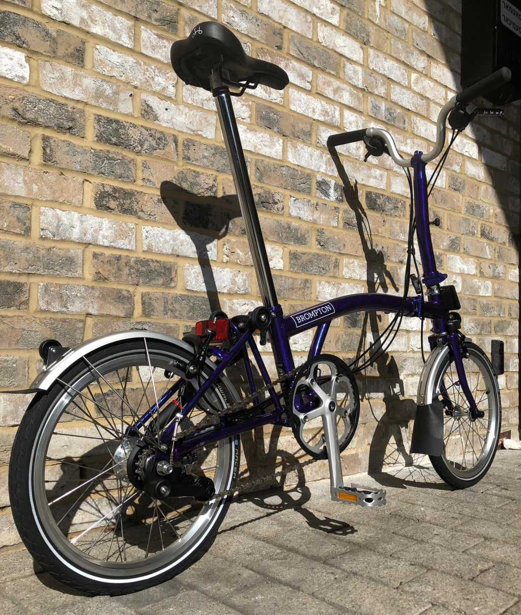 Brompton Metallic Purple M6L - SUPER RARE - WORLDWIDE SHIPPING - A+ Condition