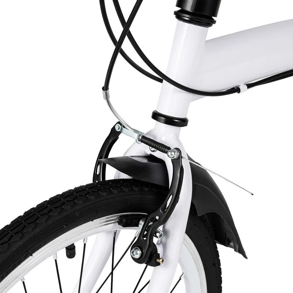 20" Folding Bike Adults Bicycle Adjustable Speed Alloy Bicycle Folding City Bike