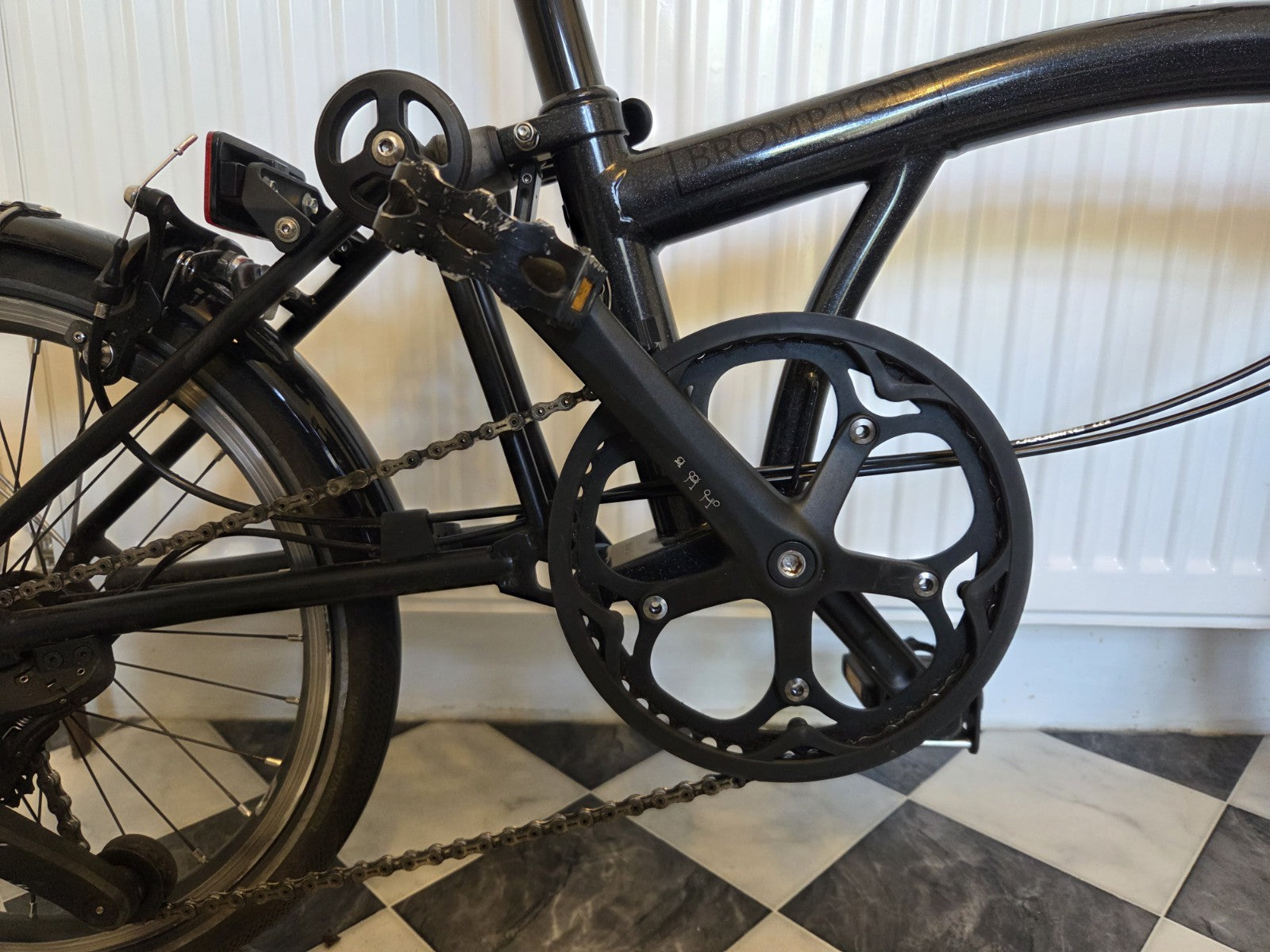 Brompton P Line Urban 4-Speed Folding Bike - Mid Bars - Paperwork Included