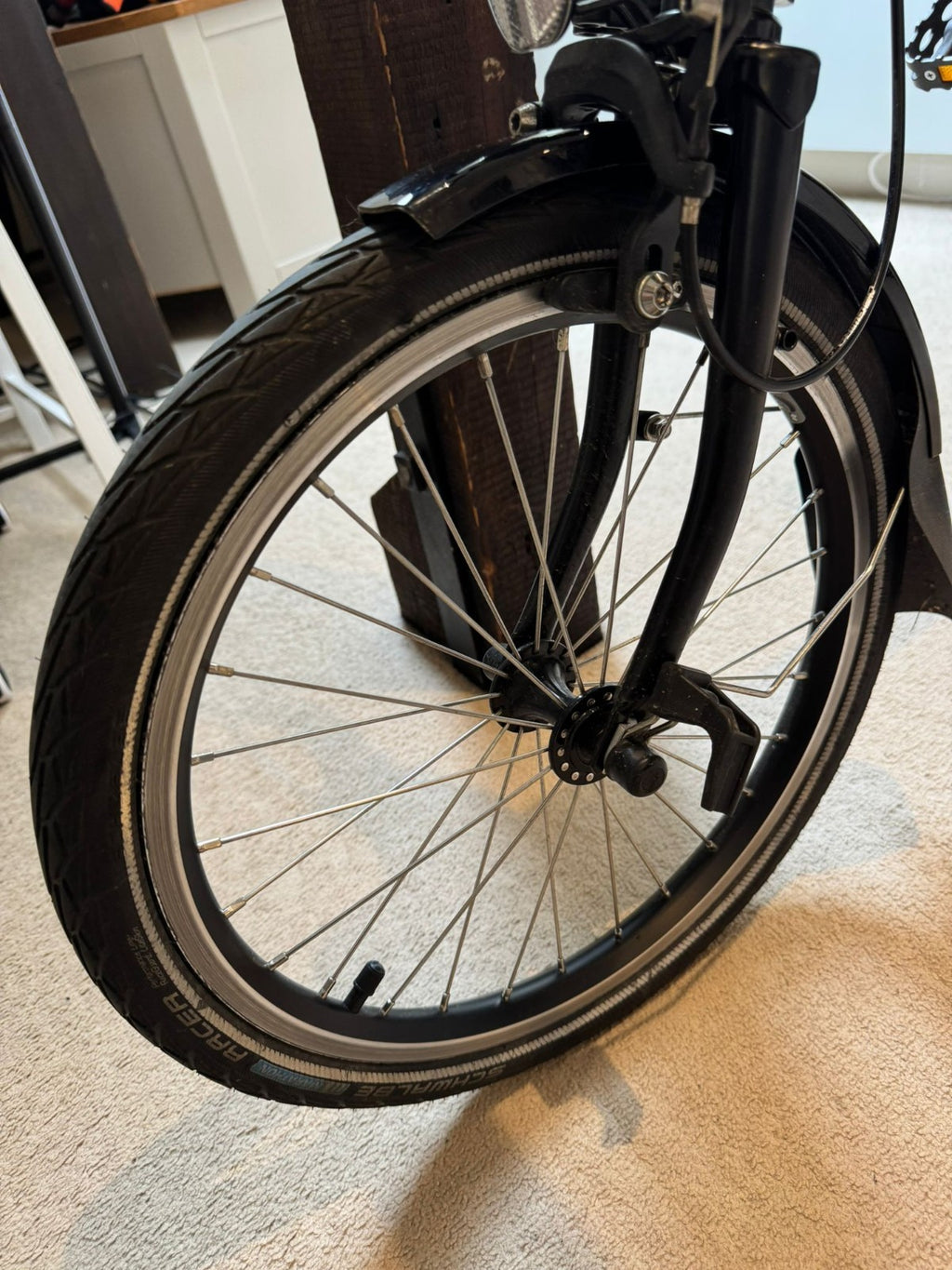 Brompton C Line High Handlebar Folding Bike 2024 Matt Black