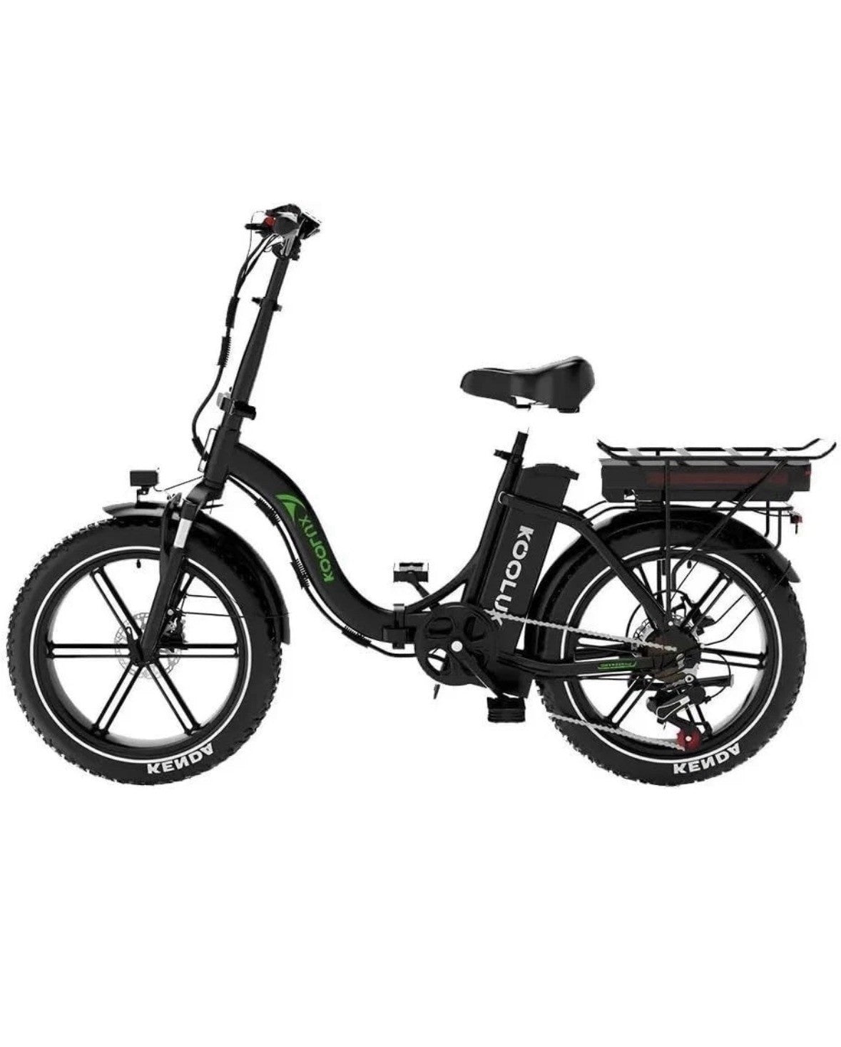 Koolux BK6 S Pro 20”Bike 48v13*10.Ah Rear Rack Folding Delivery Bike Hydraulic