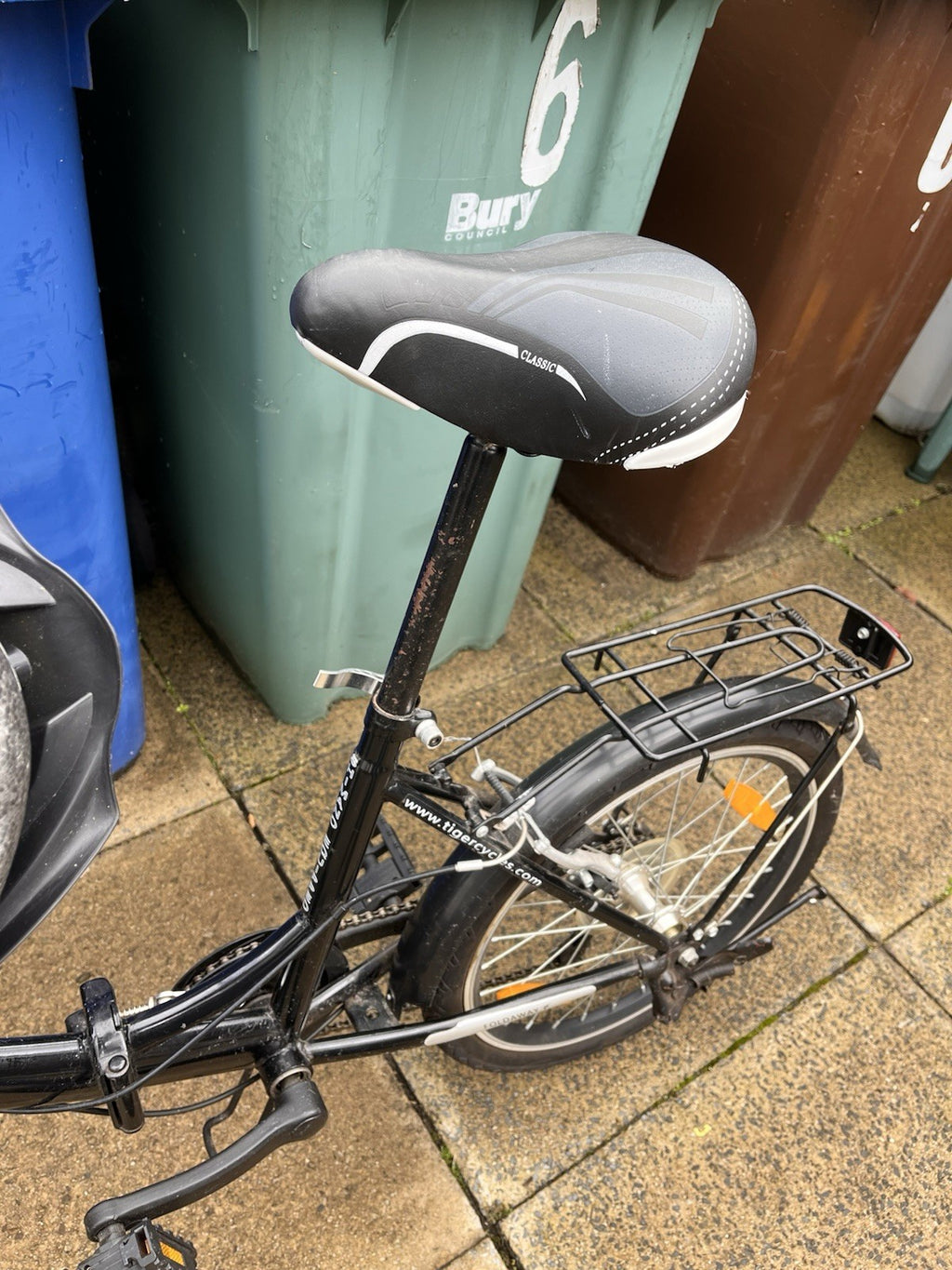 Pair of Foldaway Tiger Bikes Vintage Style