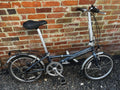 Raleigh Boardwalk Lite Folding Bike 20” Wheel 6-Speed Alloy Frame Rack & Bell