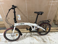Folding City Bicycle Ecosmo 20" Wheel White, Alloy 7SP Shimano, 12kg-20AF09W