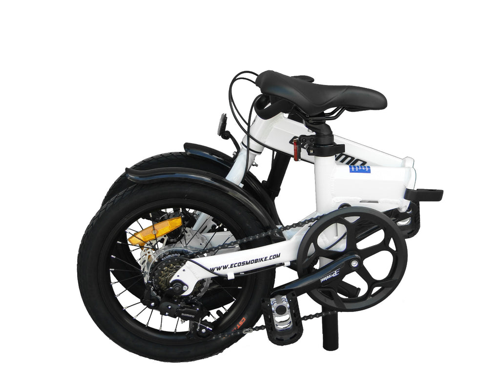 Ecosmo 16" Wheel Lightweight Alloy Folding Bicycle Bike 6 SP,Dual Disc-16AF02WR