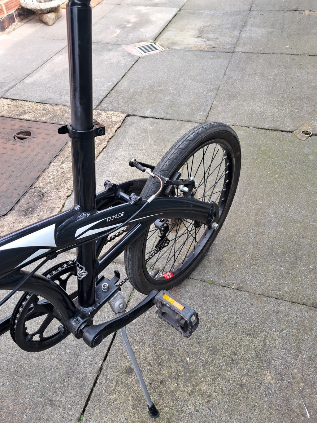 Used Dunlop folding bicycle in good condition