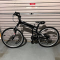 Montague X50 Folding Mountain Bike 16in Black Front Suspension V-Brake