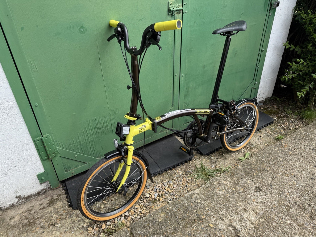 Brompton Folding Bike 6-Speed Tour de France Black Edition
