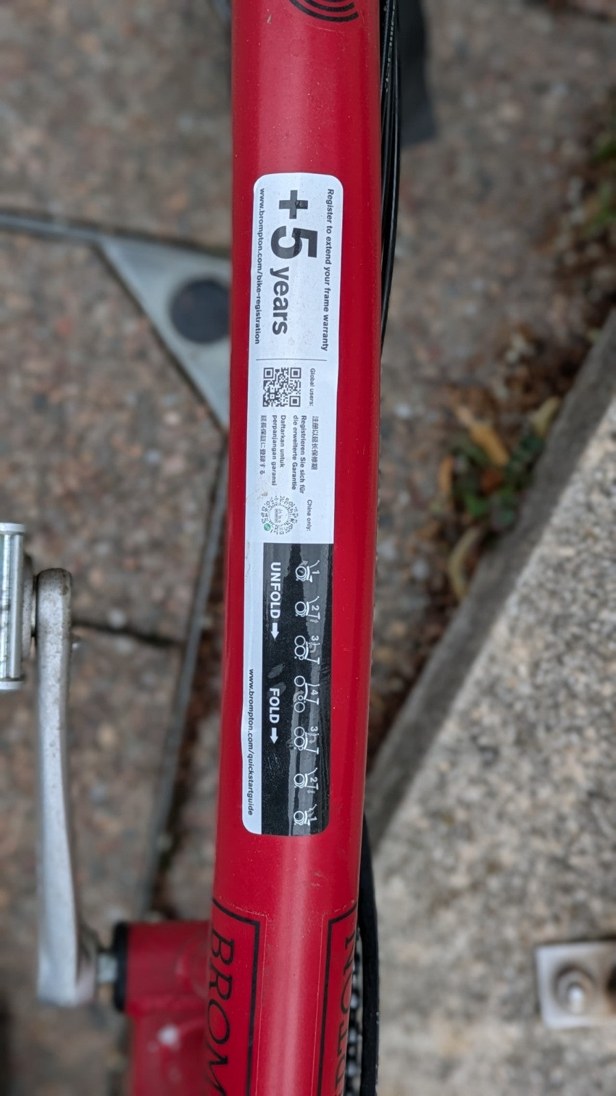 Brompton M6L Red House Silver Edition 2022 Foldable Bike RRP £1415