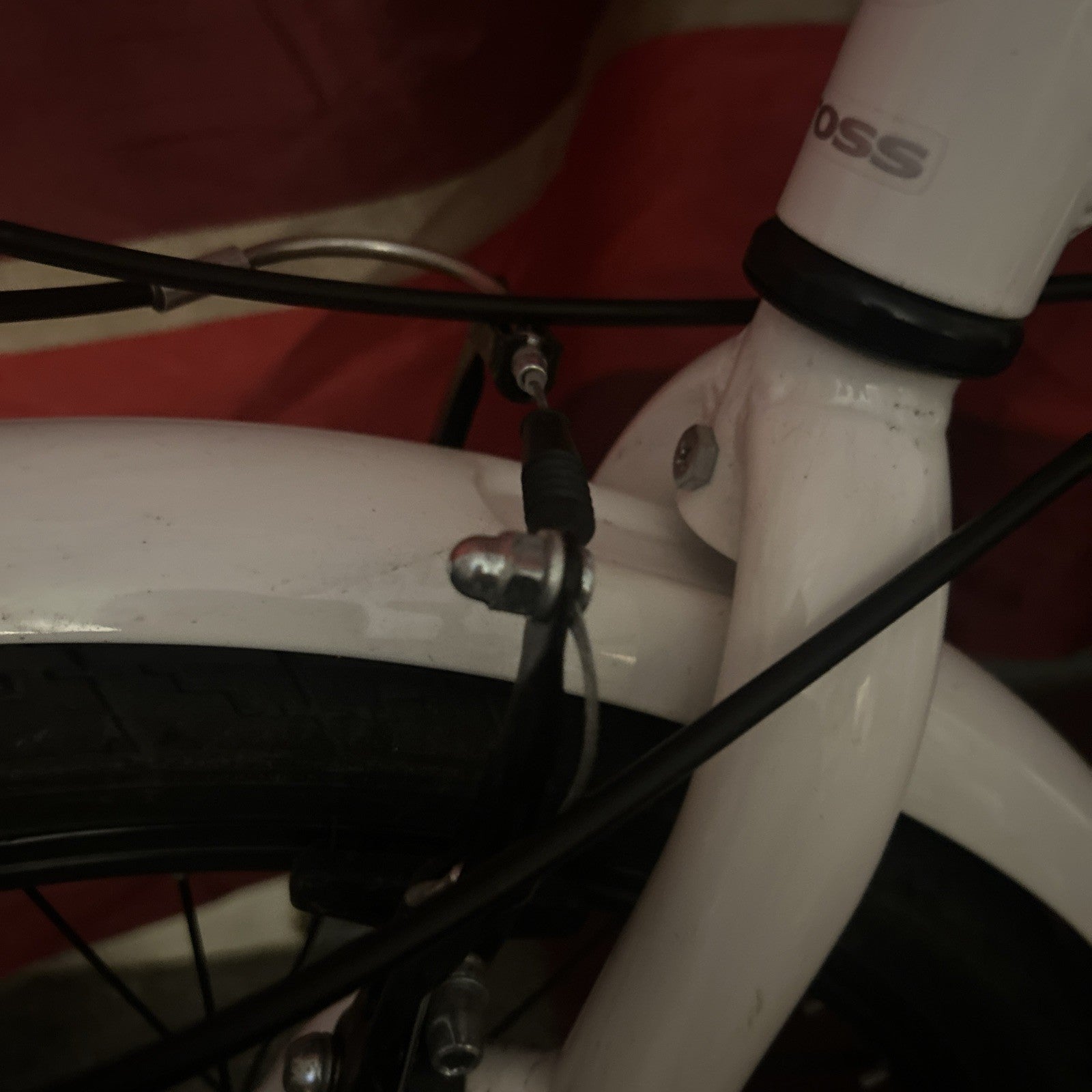 Cross CRF300 alloy folding bike 20in white colour