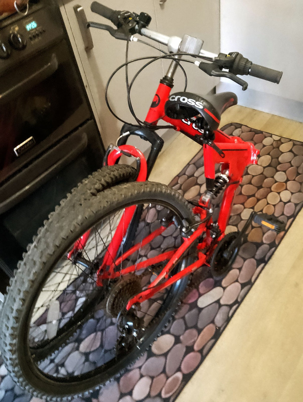 Cross Folding Bike Compact Easy Storage 18 Speed Shimano Gears