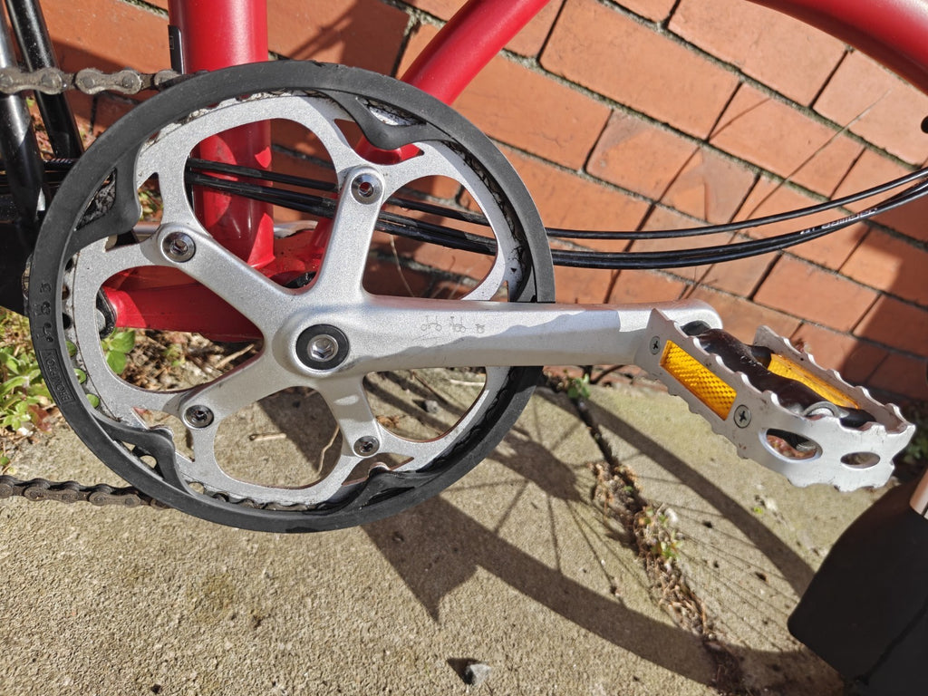 Brompton C Line folding bicycle 2022 Serial 2203020006 Red + Bags + Accessories