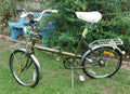 Raleigh Stow Away Folding Bicycle   Green   Vintage