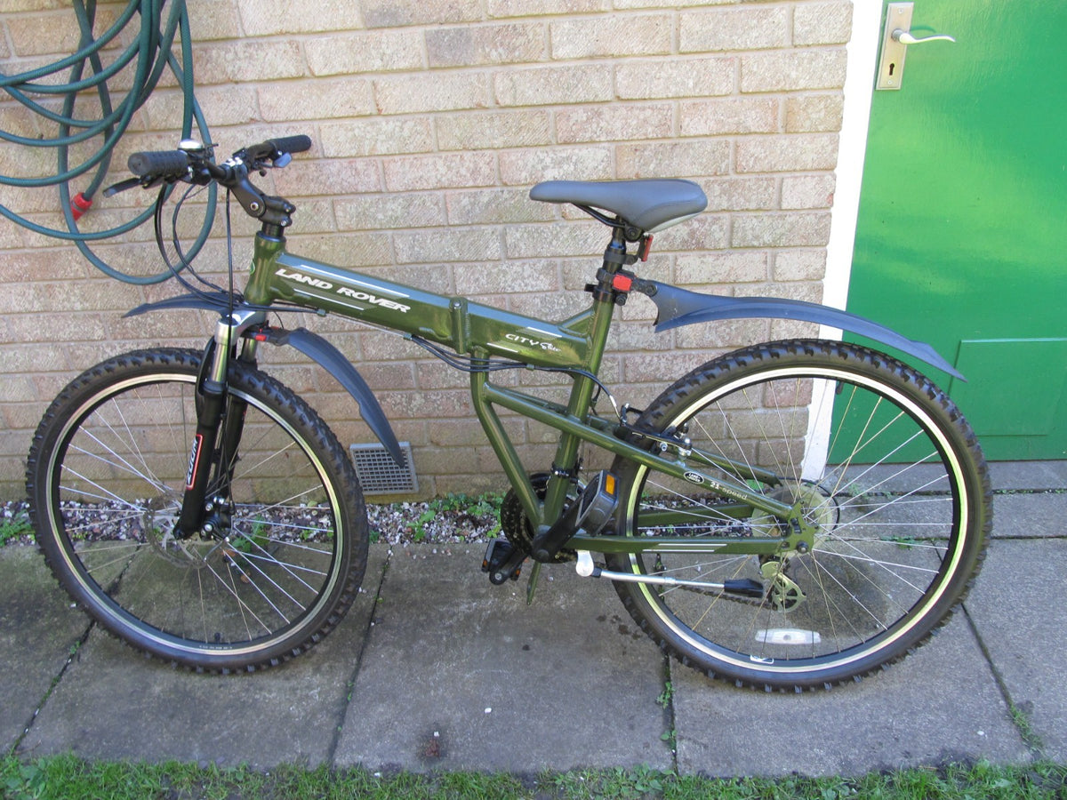 BIKE MOUNTAIN BI FOLD front  DISC BRAKES 26" WHEELS UNISEX-EXCELLENT CONDITION