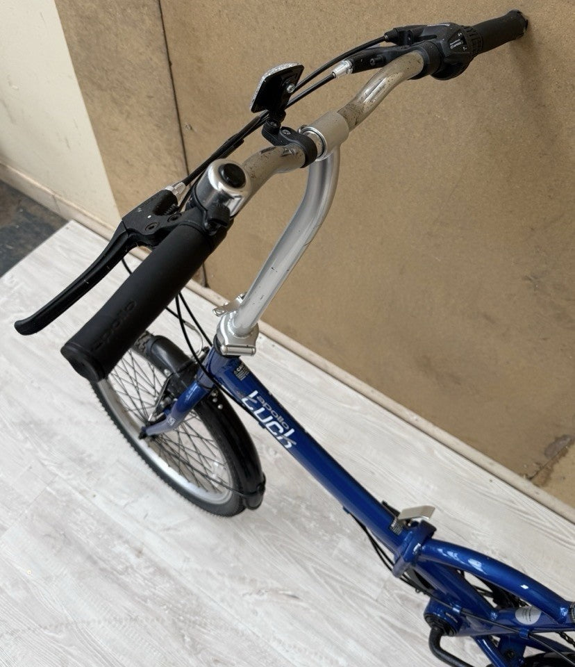 An Apollo Tuck folding bike