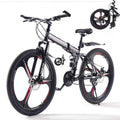 Foldable 24” Mountain Bike 21-Speed Dual Suspension Lightweight Adult Youth