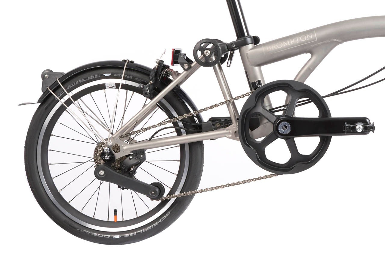 Brompton T Line 12 Speed Folding Bike -Blasted Titanium Ultra-Light RRP £4,996